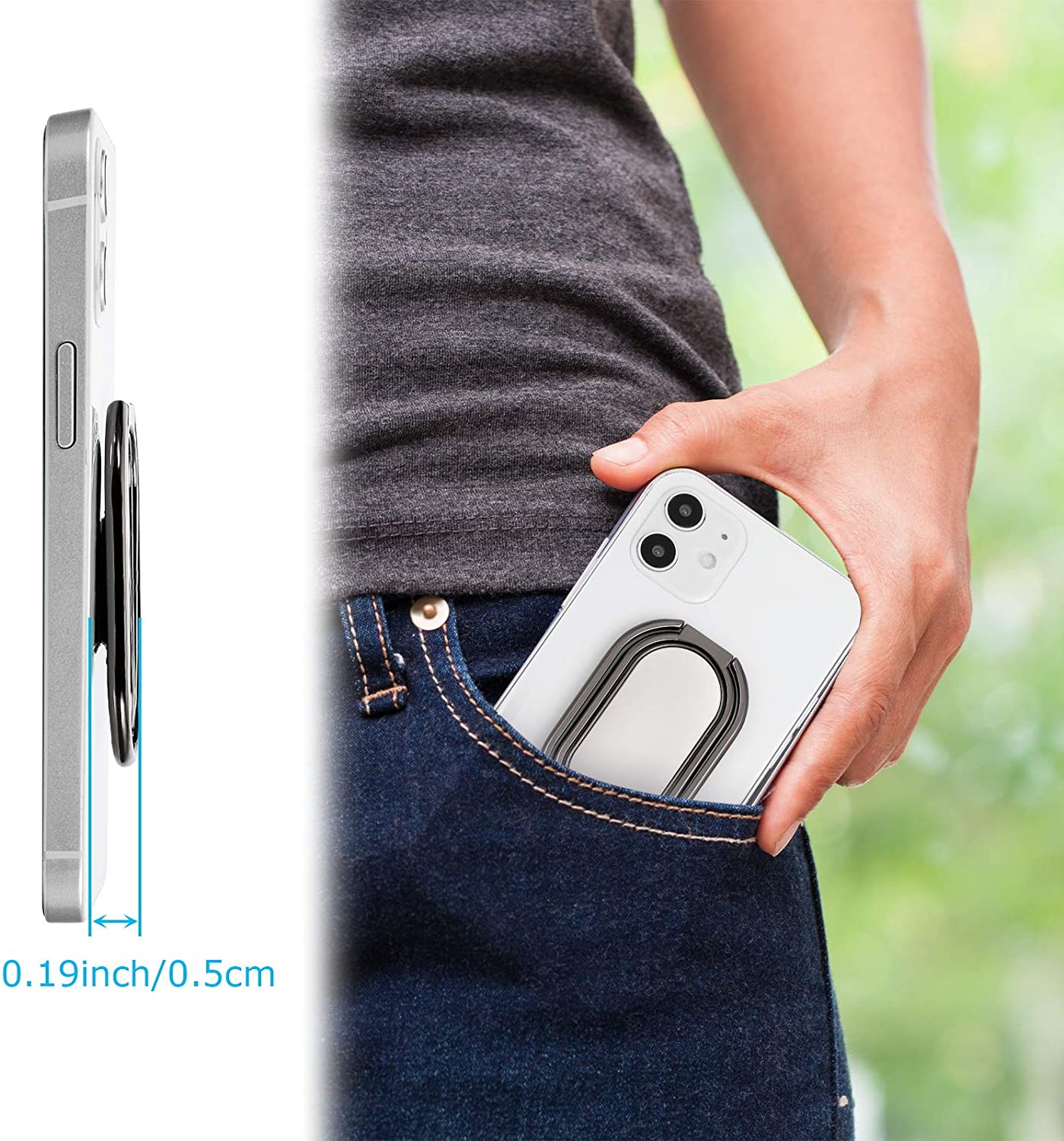 Phone Ring Holder Finger Kickstand