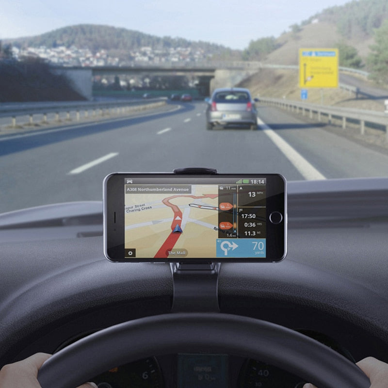 Dashboard Car Phone Holder Easy Clip Mount Stand