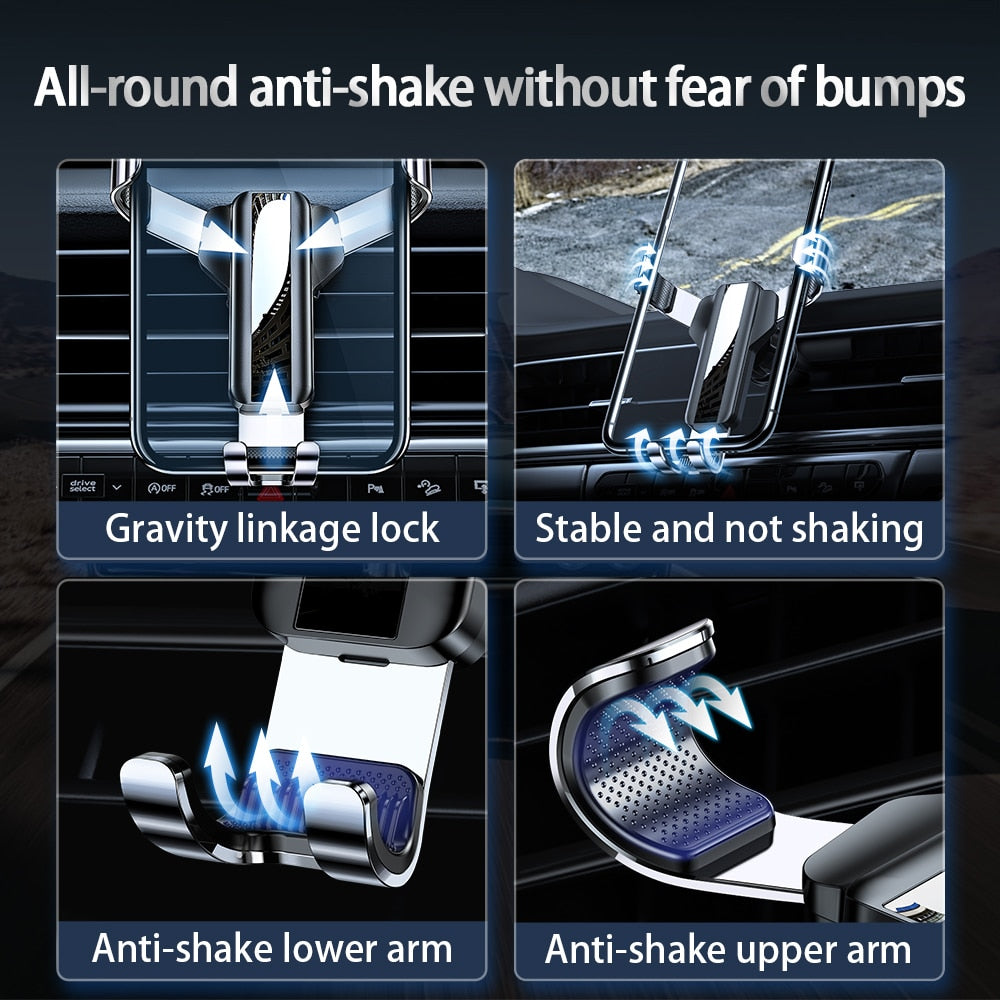 Car Phone Holder for Car Air Vent CD Slot Mount