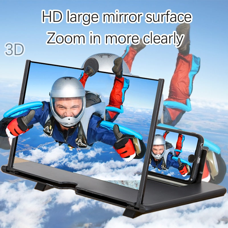 3D Mobile Phone Screen Magnifier HD Video