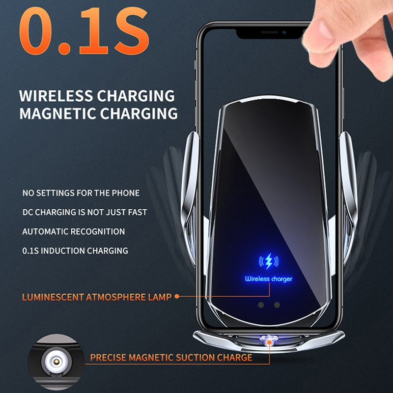 Wireless Charger Car Mobile Phone Holder Bracket