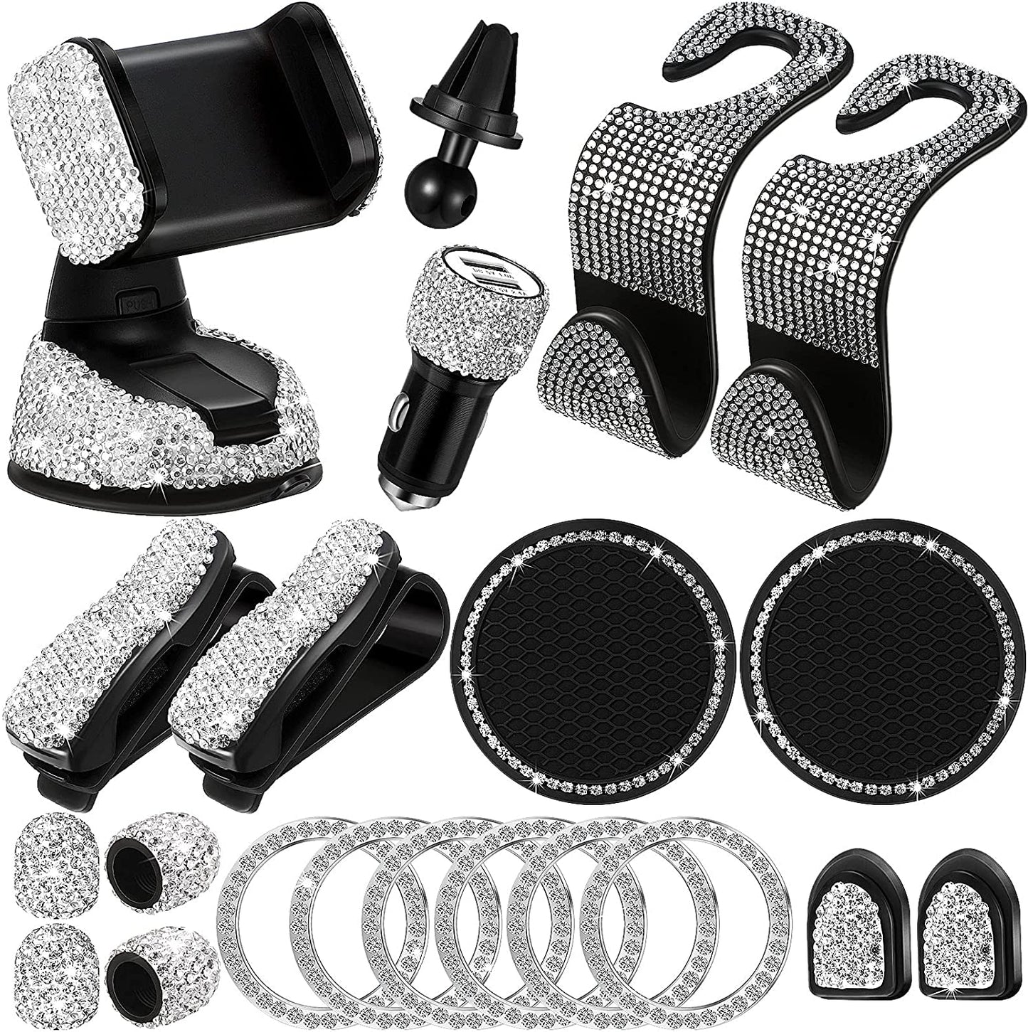 Rhinestones Car Phone Holder Universal Bling