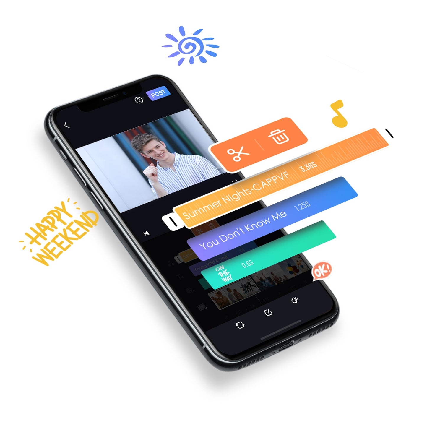 Gimbal Palo Selfie Stick Phone Monopod