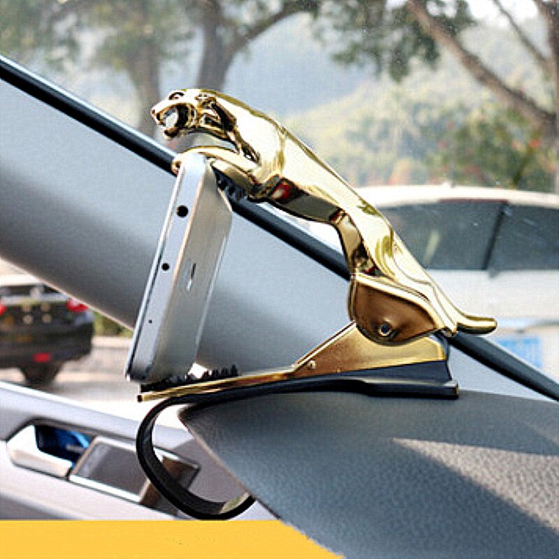 Cool Jaguar Cheetah Adjustable Clip Car Phone Holder