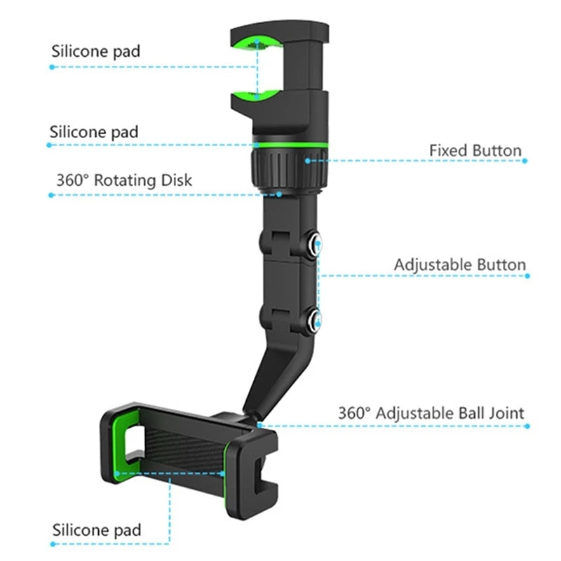Car Phone Holder Multifunctional 360 Degree