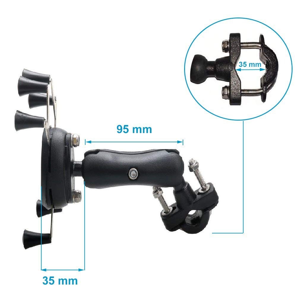 Motorcycle Handlebar Phone Mount Holder Bike
