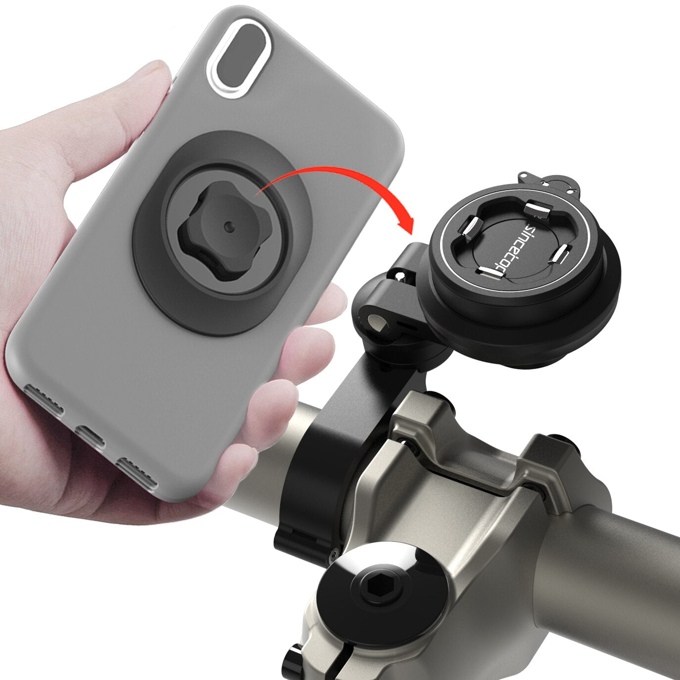 Motorcycle Handlebar Phone Holder