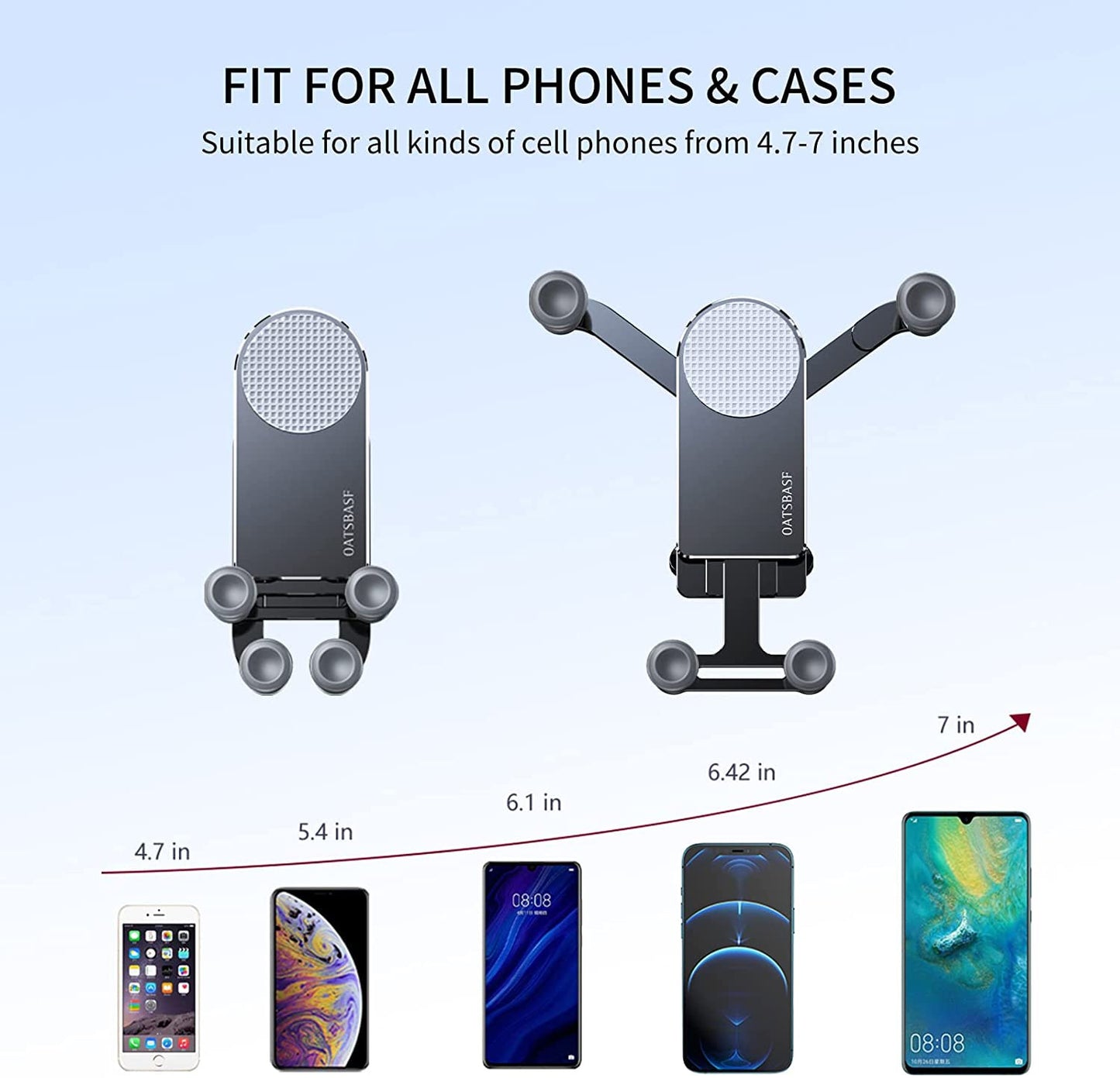 Car Phone Holder Gravity GPS Support Telephone