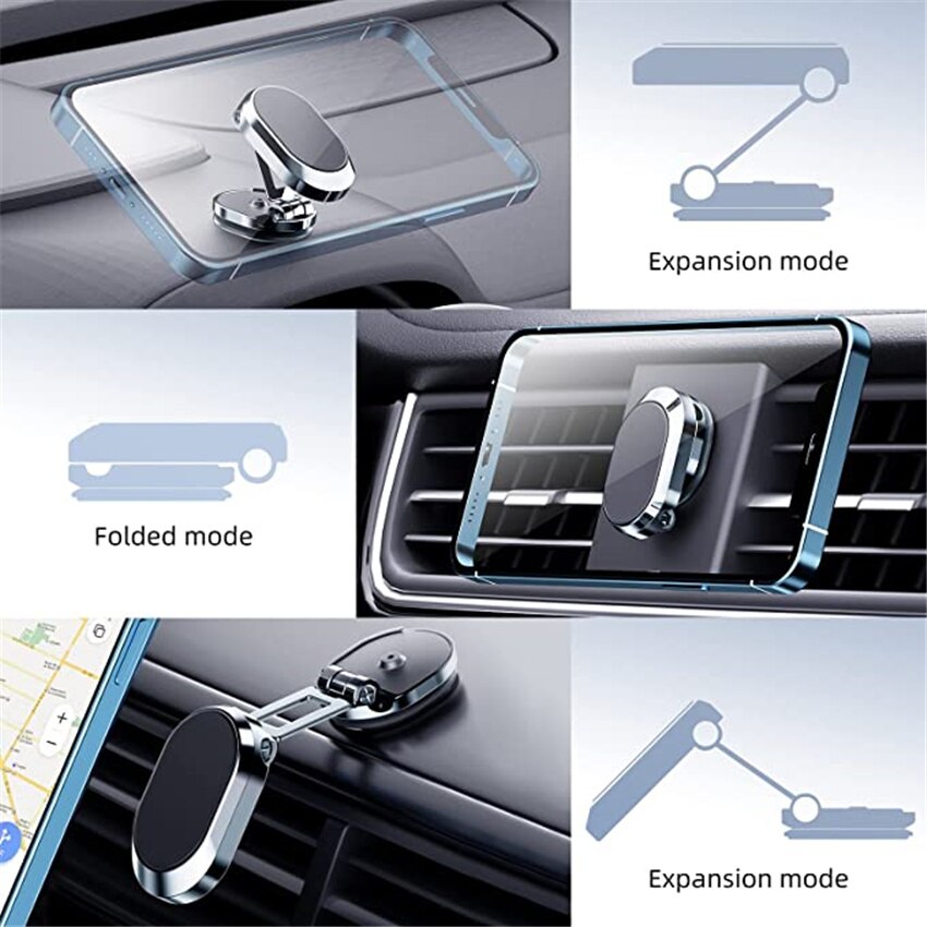 Car Phone Holder Magnet Mount Mobile Cell Phone Stand GPS