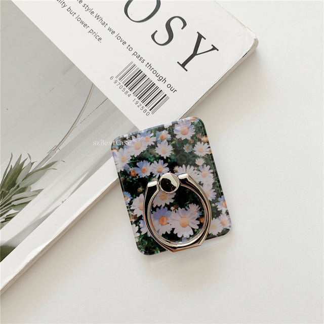 Glossy Pink Marlbe Phone Finger Ring Support