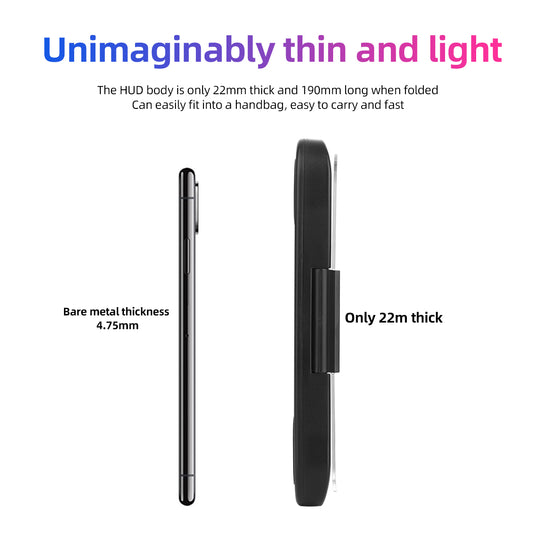 Mobile Phone Holder Hud Display Car Navigation