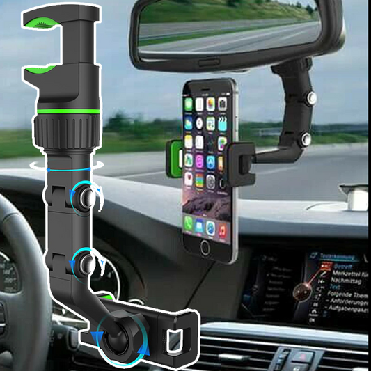 A Car Mobile Phone Holder Allows Drivers to Concentrate on Road Instead of Phone