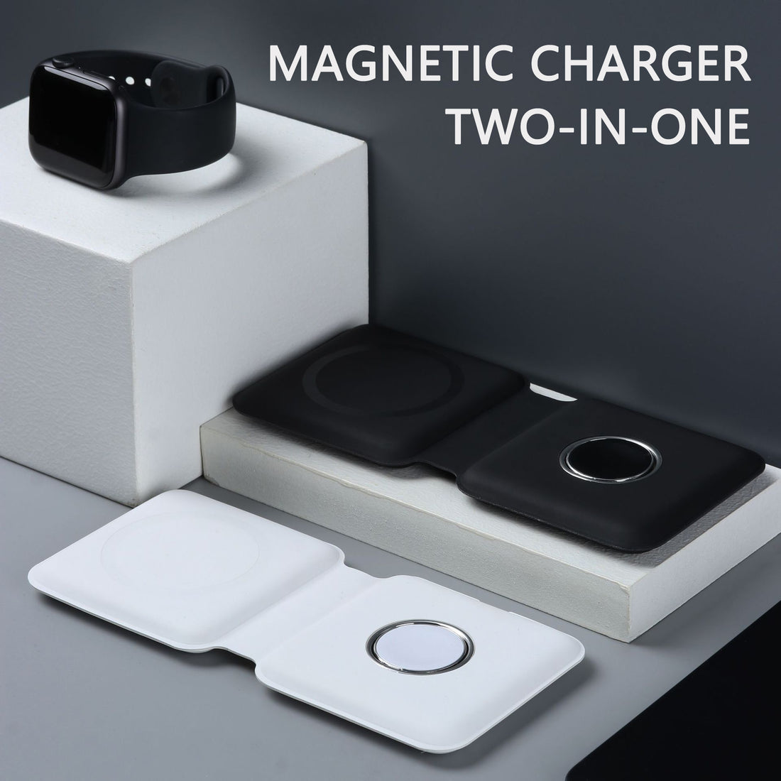 2 in 1 Magnetic Absorption Wireless Charging 15W Quick Charging Applicable