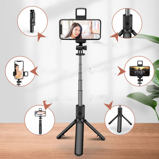 Mobile Phone Selfie Stick Bluetooth Integrated Video Bracket