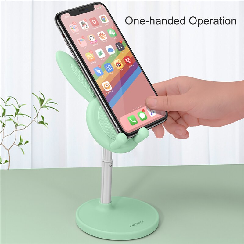 Cute Bunny Phone Holder Desktop Cell Phone Stand