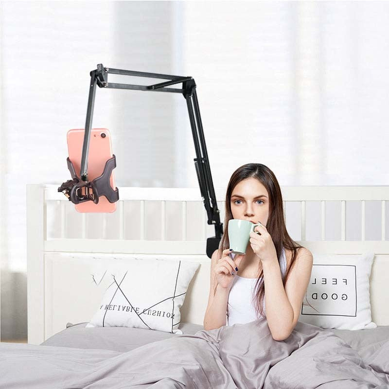 Mobile Phone Tablet Holder Long Arm Flexible Stand