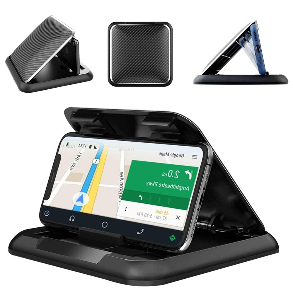 Carbon Fiber Car Phone Holder Dashboard