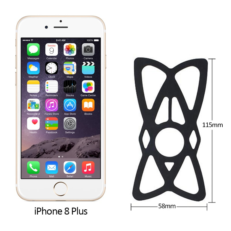 Silicone Strap for Cell Phone Mount Holder