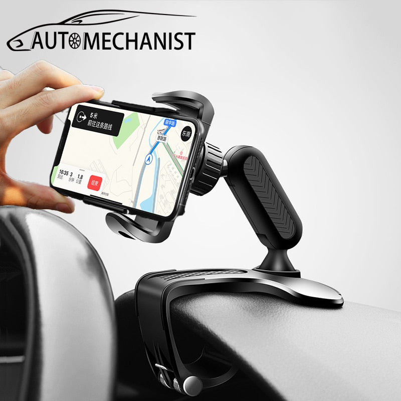 Clip Car Phone Holder Mount Mobile Phone Bracket