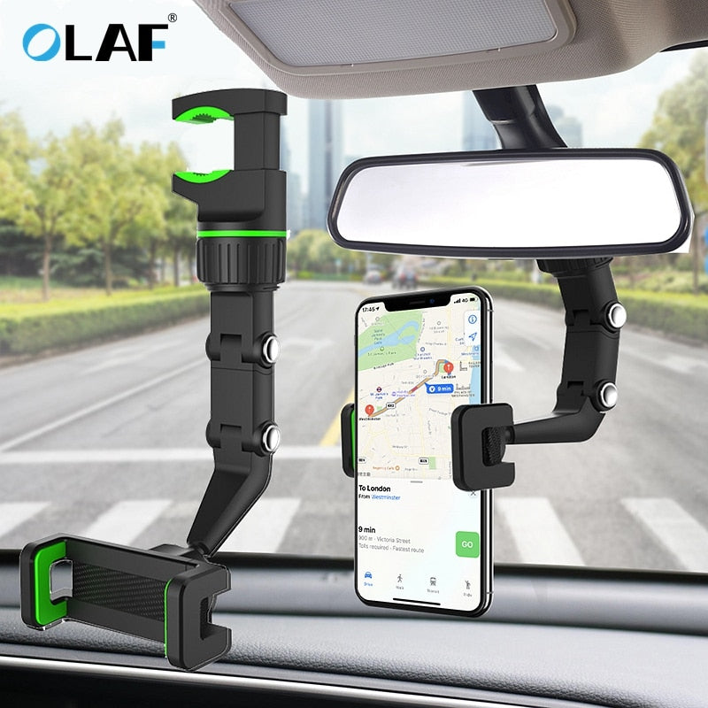 Rotatable Multifunctional Cell Phone Holder for Car