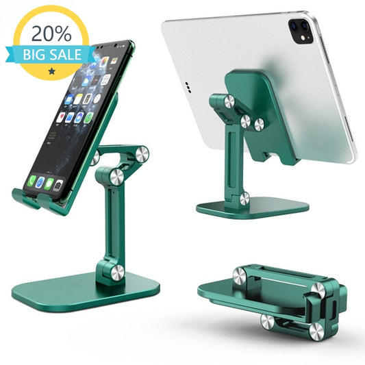 Three Sections Foldable Desk Mobile Phone Holder