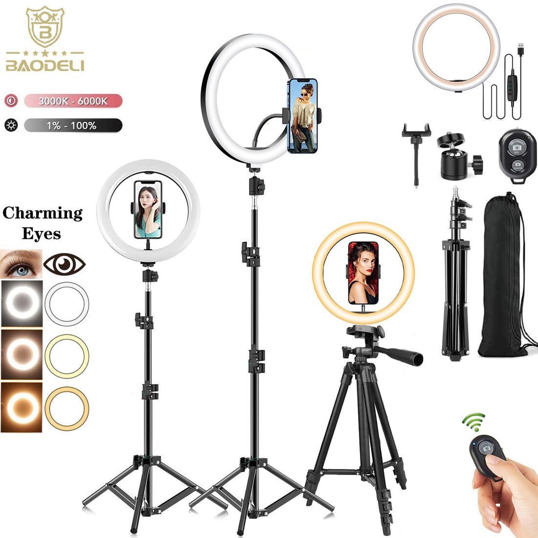 LED Selfie Ring Light Photography Video Light RingLight