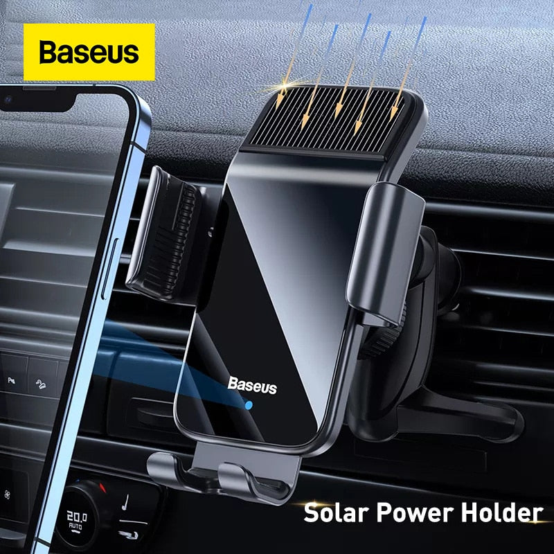 Smart Solar Power Mount Electric mobile phone Holder