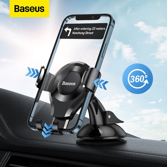 Car Phone Holder for iPhone Auto Gravity Dashboard