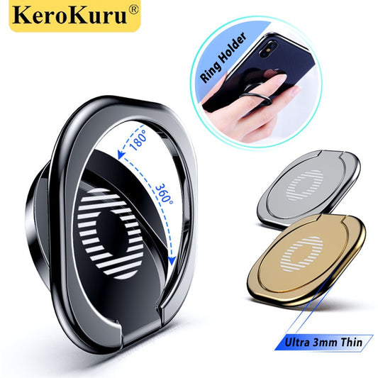 Mini 360 Degree Finger Ring Holder Metal Phone Stand