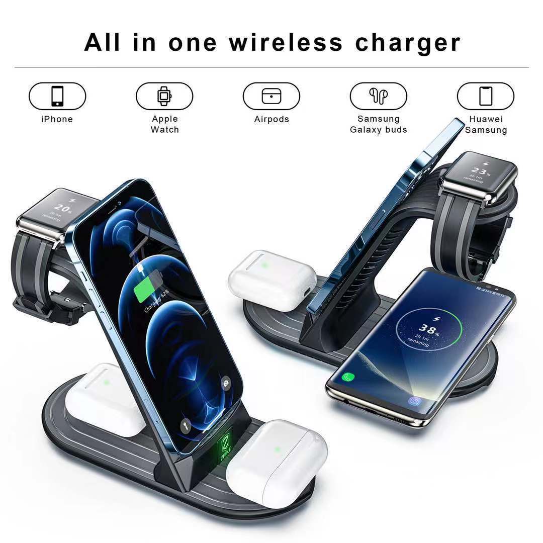 Four in one Wireless Charger Mobile Phone IWatch Headset