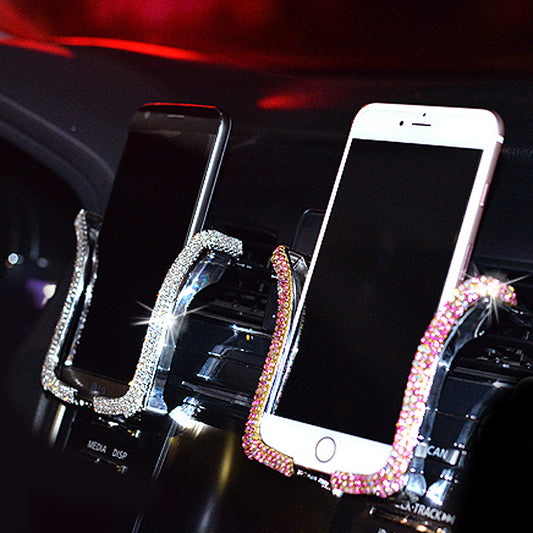 Universal Car Phone Holder with Bing Crystal: The Best Accessory for Your Car