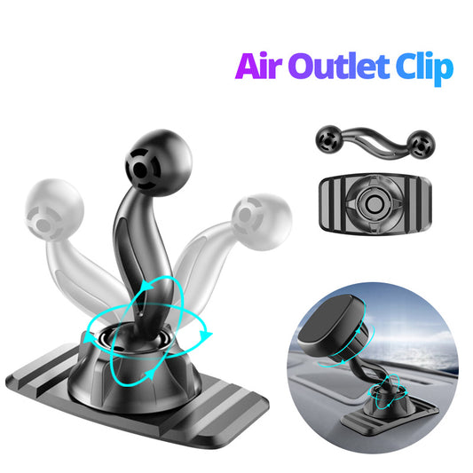 17mm Ball Head Car Air Outlet Clip