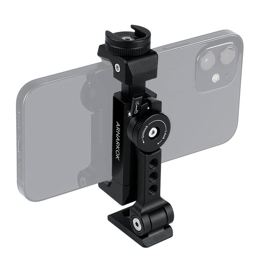 Metal Phone Tripod Mount Rotatable Cold Shoe: The Perfect Accessory for Your Mobile Photography Needs