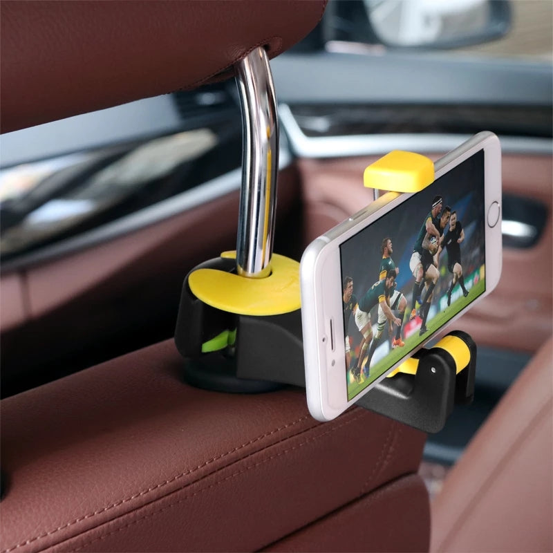 Headrest Hook with Phone Holder Seat Back: The Perfect Solution for a Clutter-Free Car