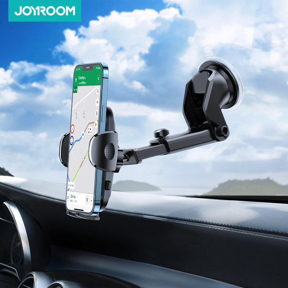 Dashboard Phone Holder for Car Widest View 9in Flexible Long Arm