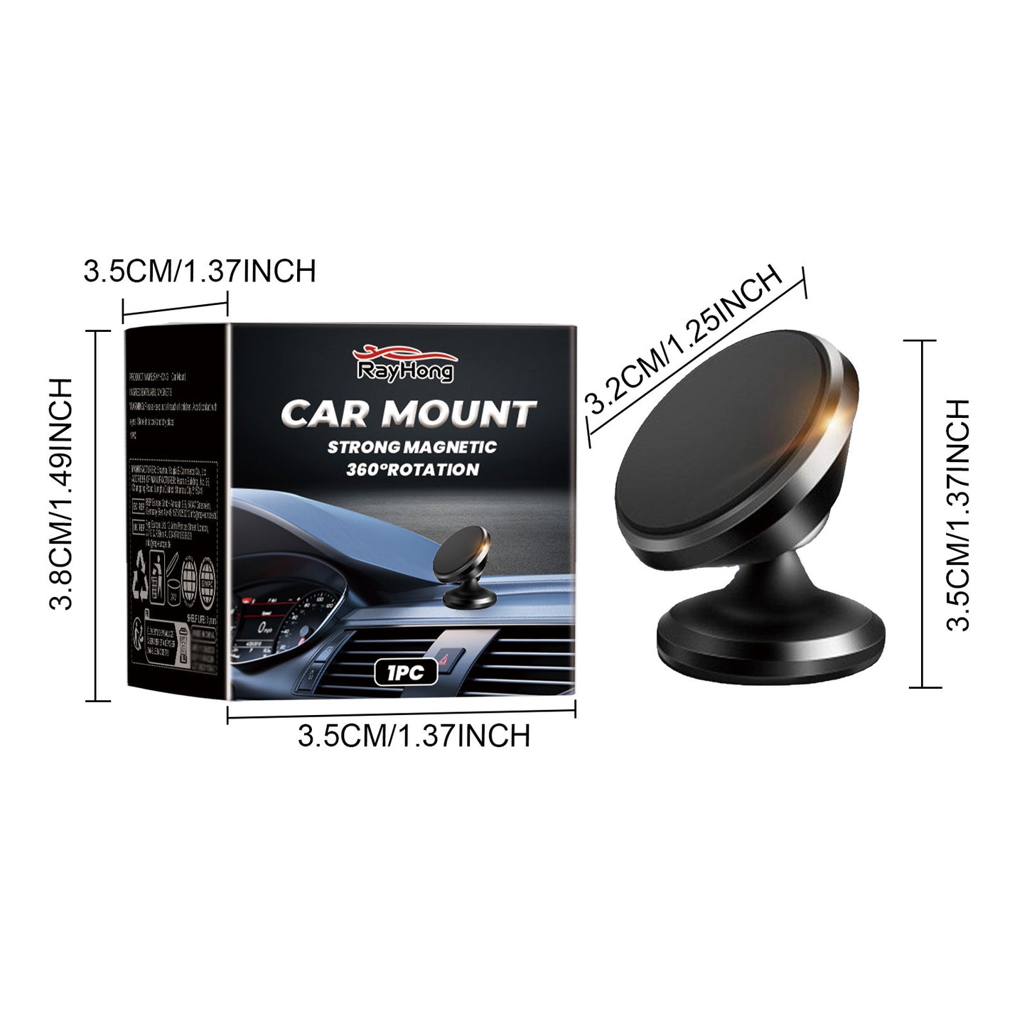 Magnetic Car Foldable Phone Holder