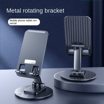 Foldable Phone Stand For Desk - Height Adjustable Cell Phone Holder