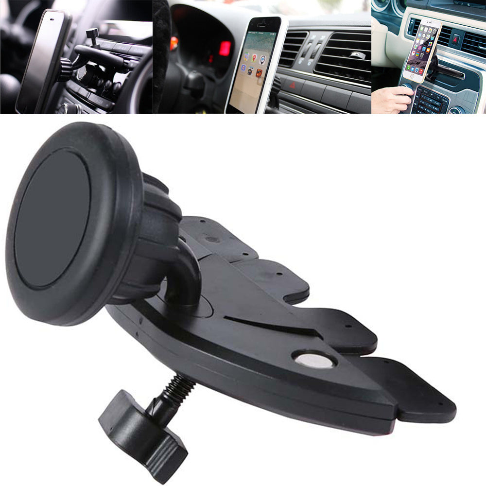 Slot Car Cradle-less Mount Holder Universal Rotating Car Phone Holder