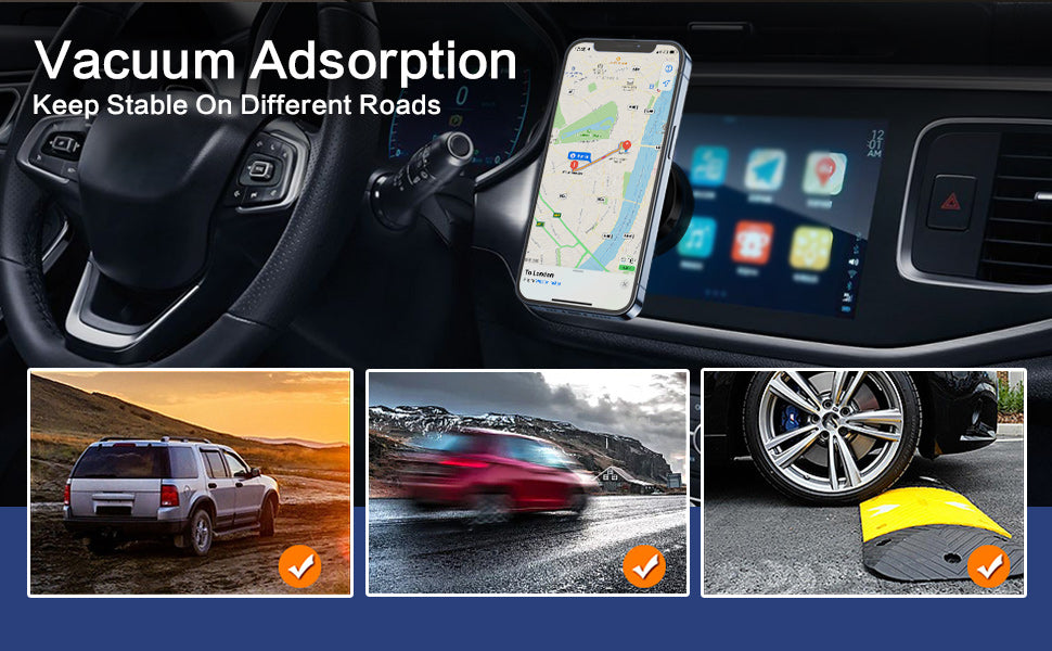 Phone Holder 360°Rotation Magnetic Car Cell Phone Holder