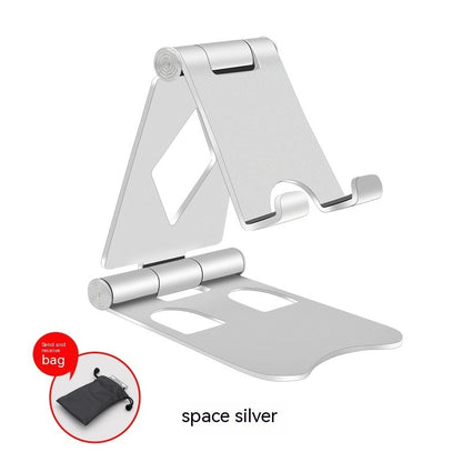 Aluminum Alloy Mobile Desktop Stand Folding Bracket Metallic Bracket
