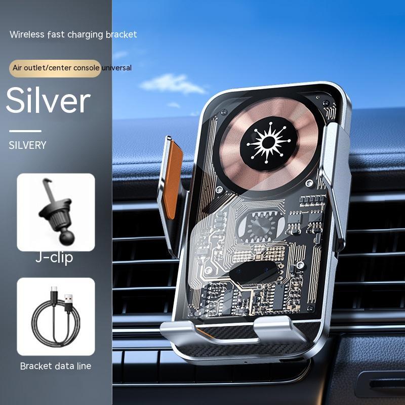 Wireless Charger Automatic Induction Air Outlet Car Phone Holder