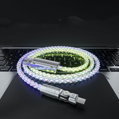 Gradient Luminous 120W Super Fast Charge Case Data Cable