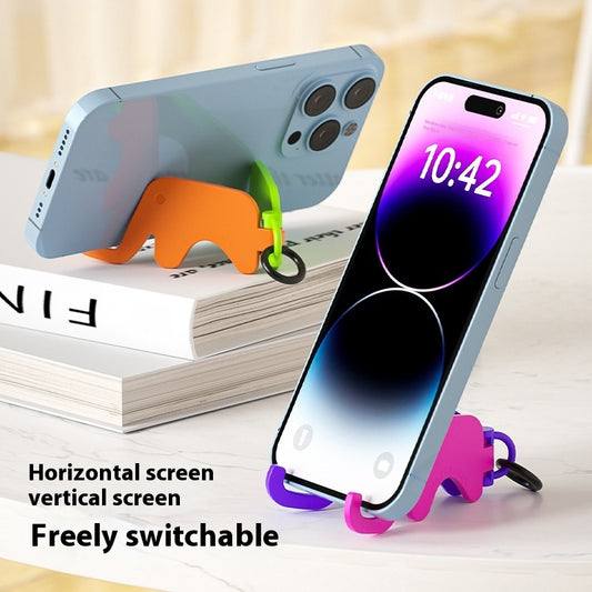 Creative Cartoon Desktop Foldable Keychain Mobile Phone Holder