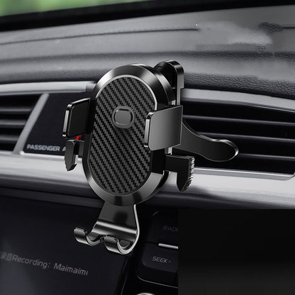 Carbon Fiber Car Phone Holder Multifunctional Telescopic Suction Cup