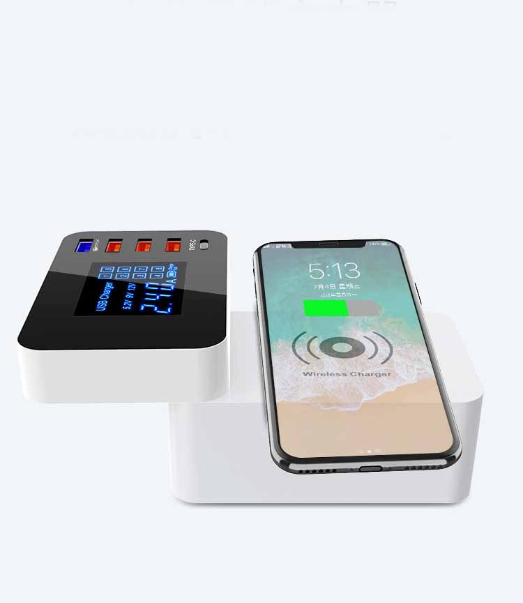 Multi USB Port Fast Charge Wireless Charger 10W