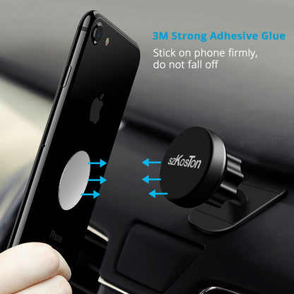 Car magnetic mobile phone bracket iron sheet