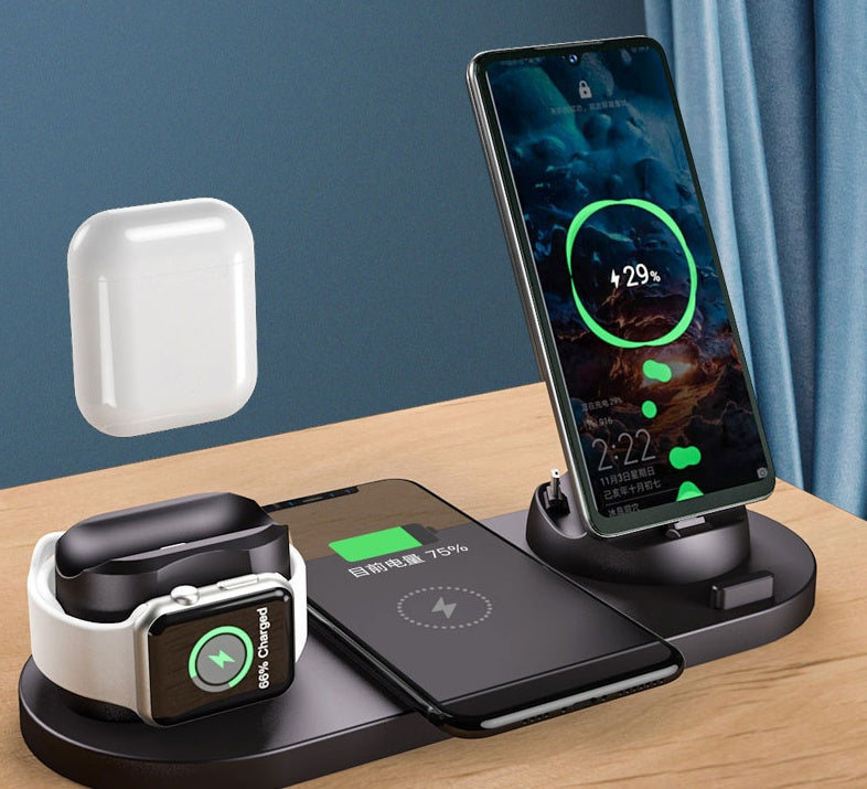 Vertical wireless charging stand