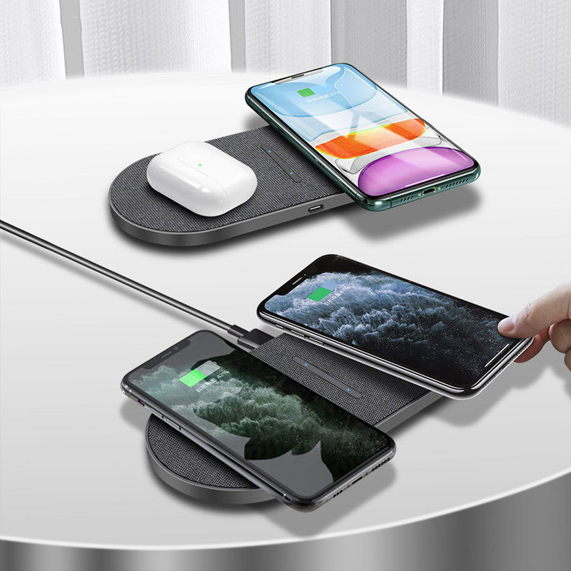 Wireless Charger 2 in 1 Pair 10W Quick Charge