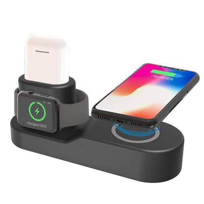 W3 Wireless Charger Three in One Four in One Mobile Phone Watch Headset