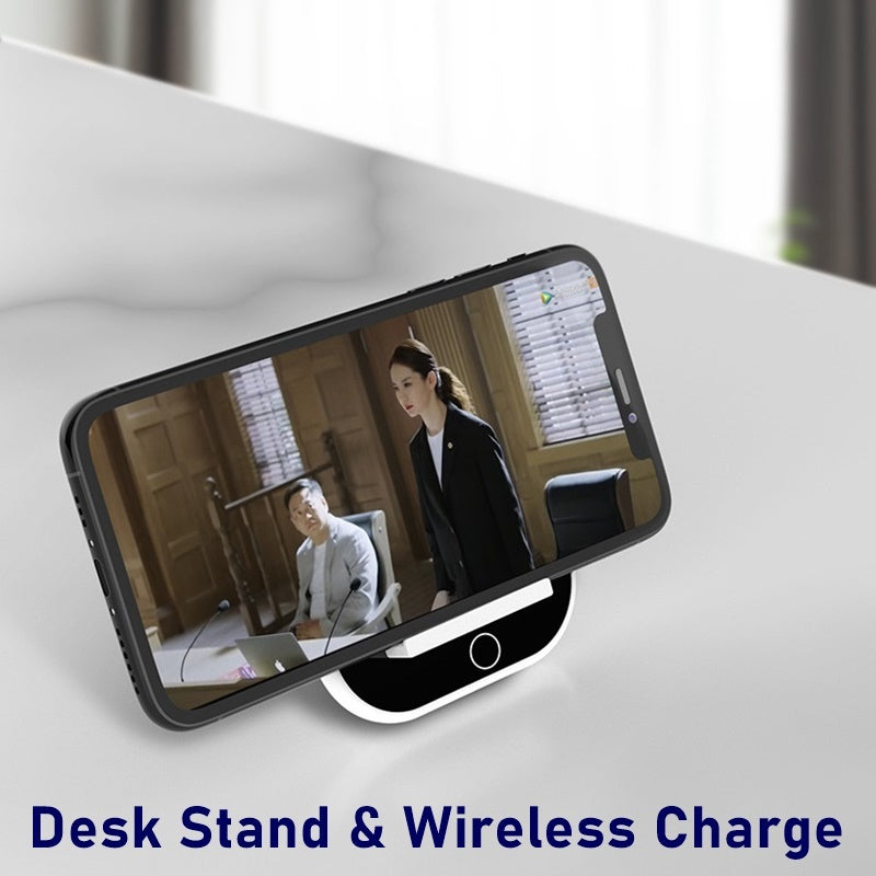 Vertical square mobile phone wireless charger